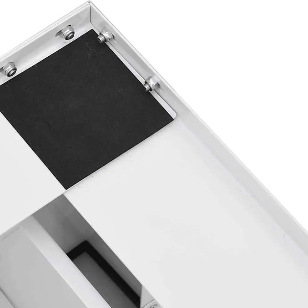 vidaXL Wasmachine pedestals Wit Staal