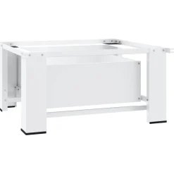 vidaXL Wasmachine pedestals Wit Staal