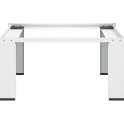 vidaXL Wasmachine pedestals Wit Staal