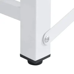 vidaXL Wasmachine pedestals Wit Staal