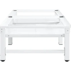 vidaXL Wasmachine pedestals Wit Staal