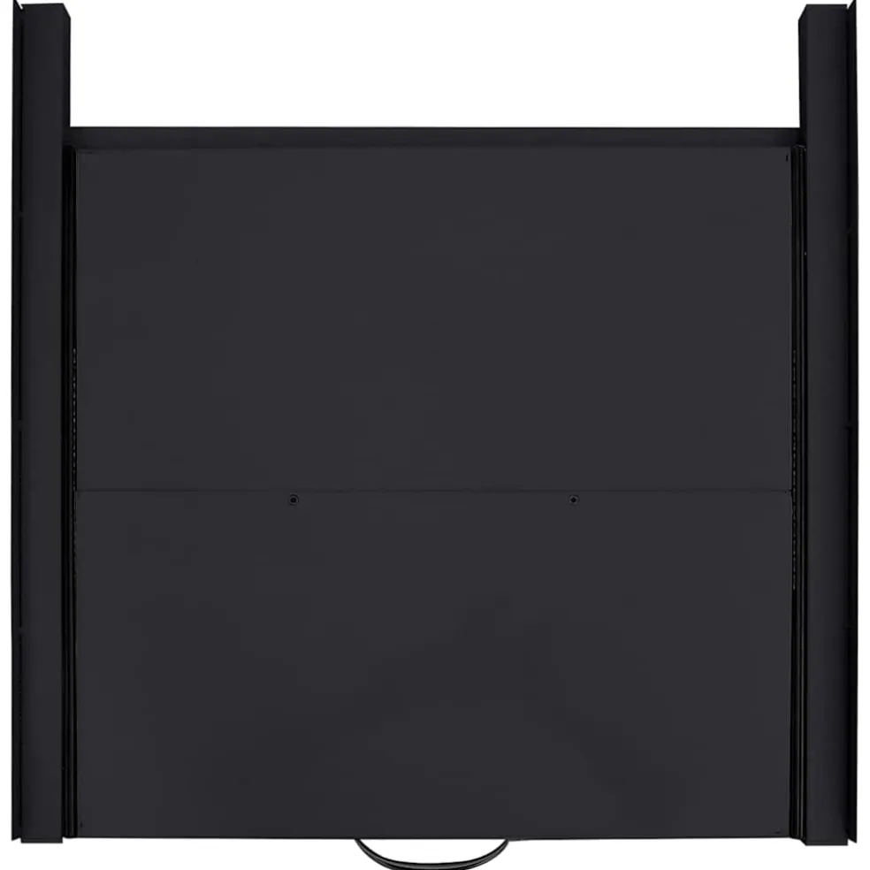 vidaXL Wasmachine Tussenplank Zwart 60 x 60 x 8 cm Staal