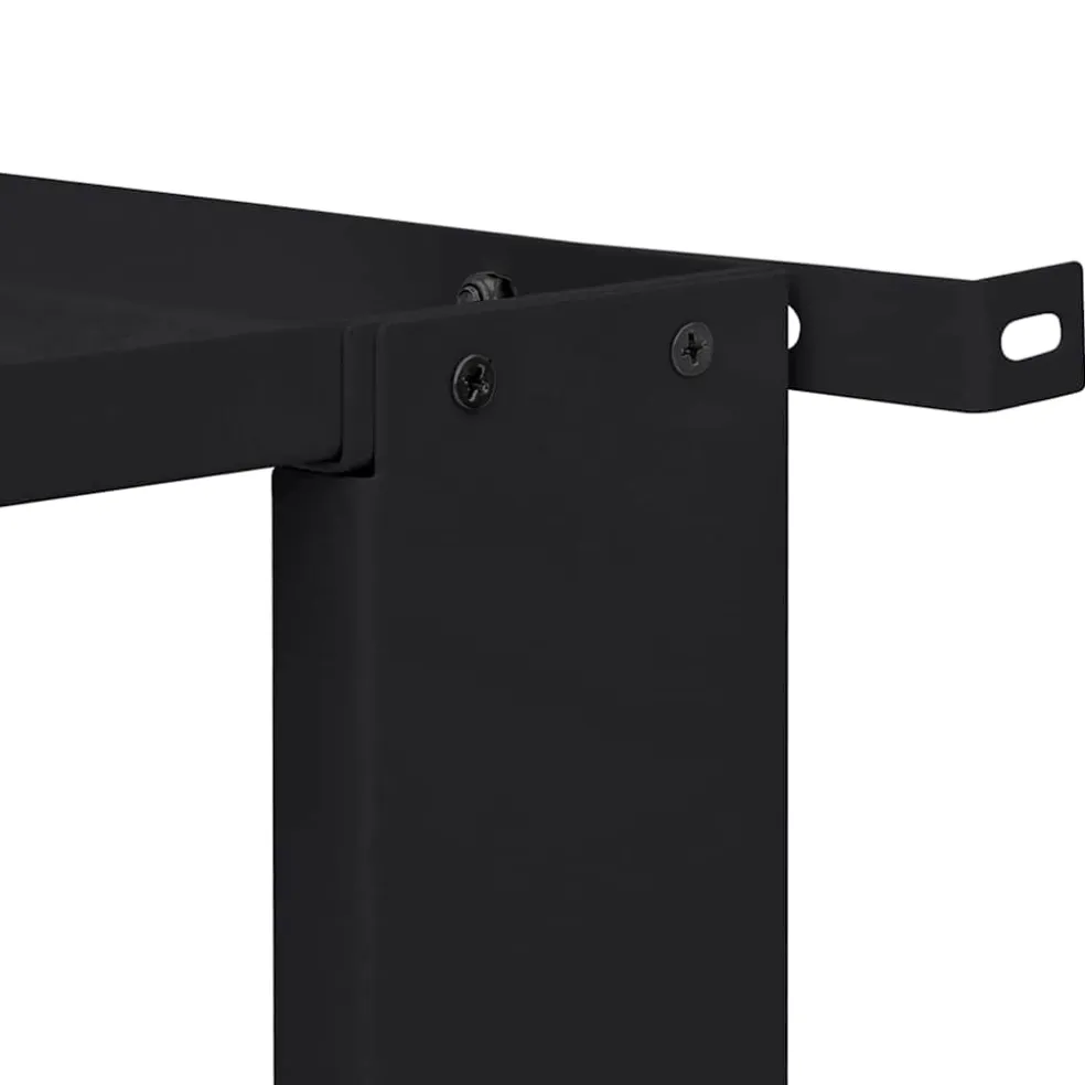 vidaXL Wasmachineverhoger 2 st Zwart 127 x 54,5 x 32,5 cm Staal