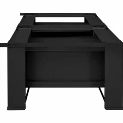 vidaXL Wasmachineverhoger 2 st Zwart 127 x 54,5 x 32,5 cm Staal