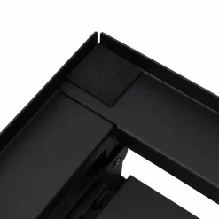 vidaXL Wasmachineverhoger 2 st Zwart 120 x 56 x 52 cm Staal