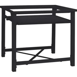 vidaXL Wasmachineverhoger Zwart 60 x 56 x 52 cm Staal