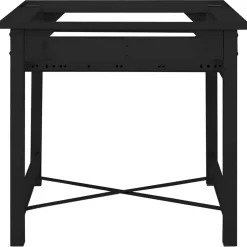 vidaXL Wasmachineverhoger Zwart 60 x 56 x 52 cm Staal