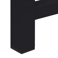 vidaXL Wasmachineverhoger Zwart 60 x 56 x 52 cm Staal