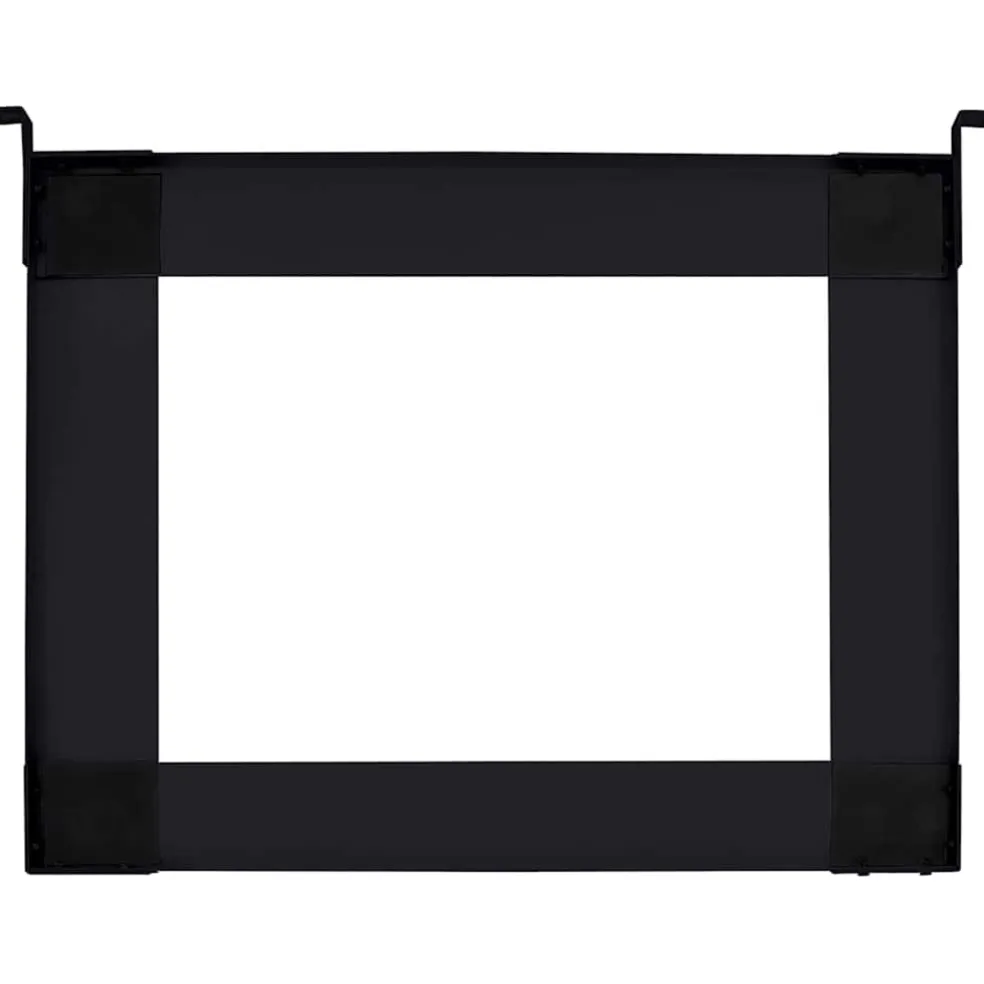 vidaXL Wasmachineverhoger Zwart 64 x 55 x 32,5 cm Staal