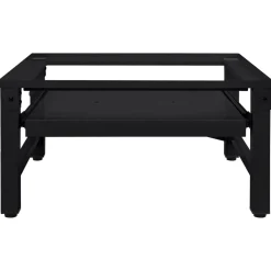 vidaXL Wasmachineverhoger Zwart 62 x 60,5 x 32,5 cm Staal