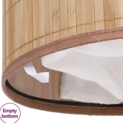 vidaXL Wasmand rond bamboe natuurlijk
