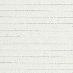 vidaXL Wasmand Ø 55x36 cm katoen grijs en wit