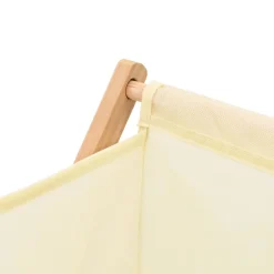vidaXL Wasmand 42x41x64 cm cederhout en stof beige