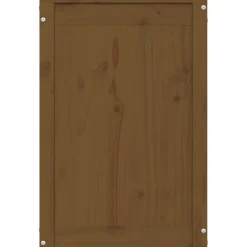 vidaXL Wasmand 44x44x66 cm massief grenenhout honingbruin