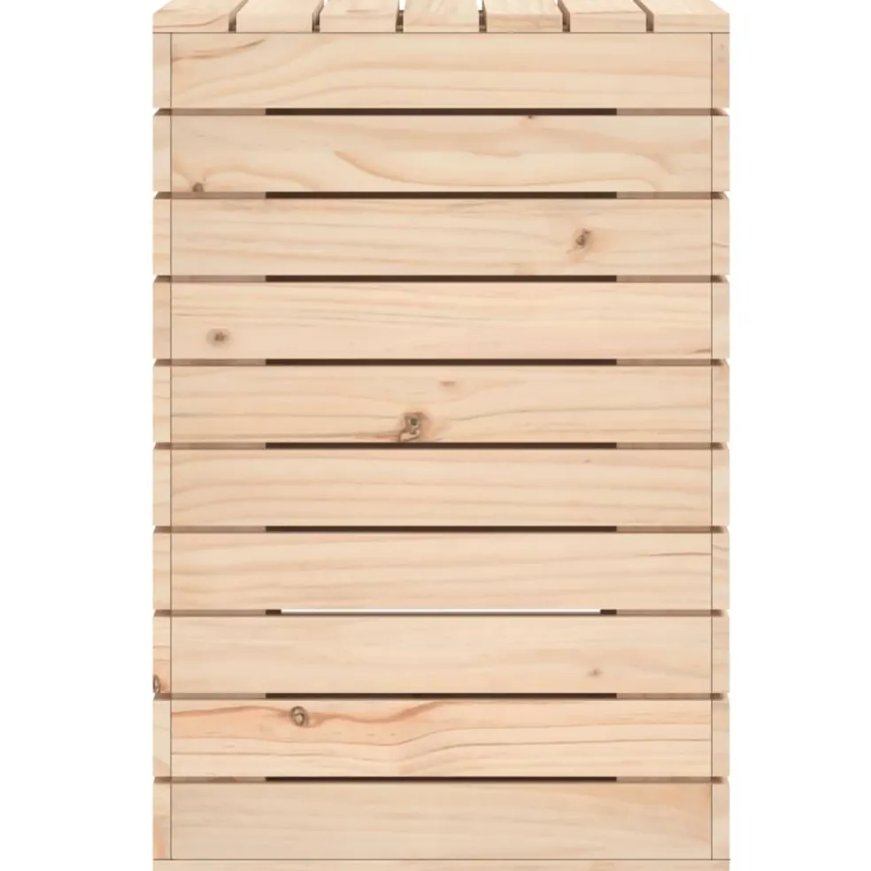 vidaXL Wasmand 44x44x66 cm massief grenenhout