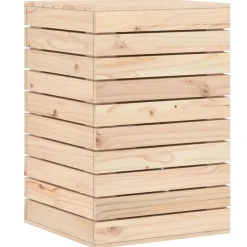 vidaXL Wasmand 44x44x66 cm massief grenenhout
