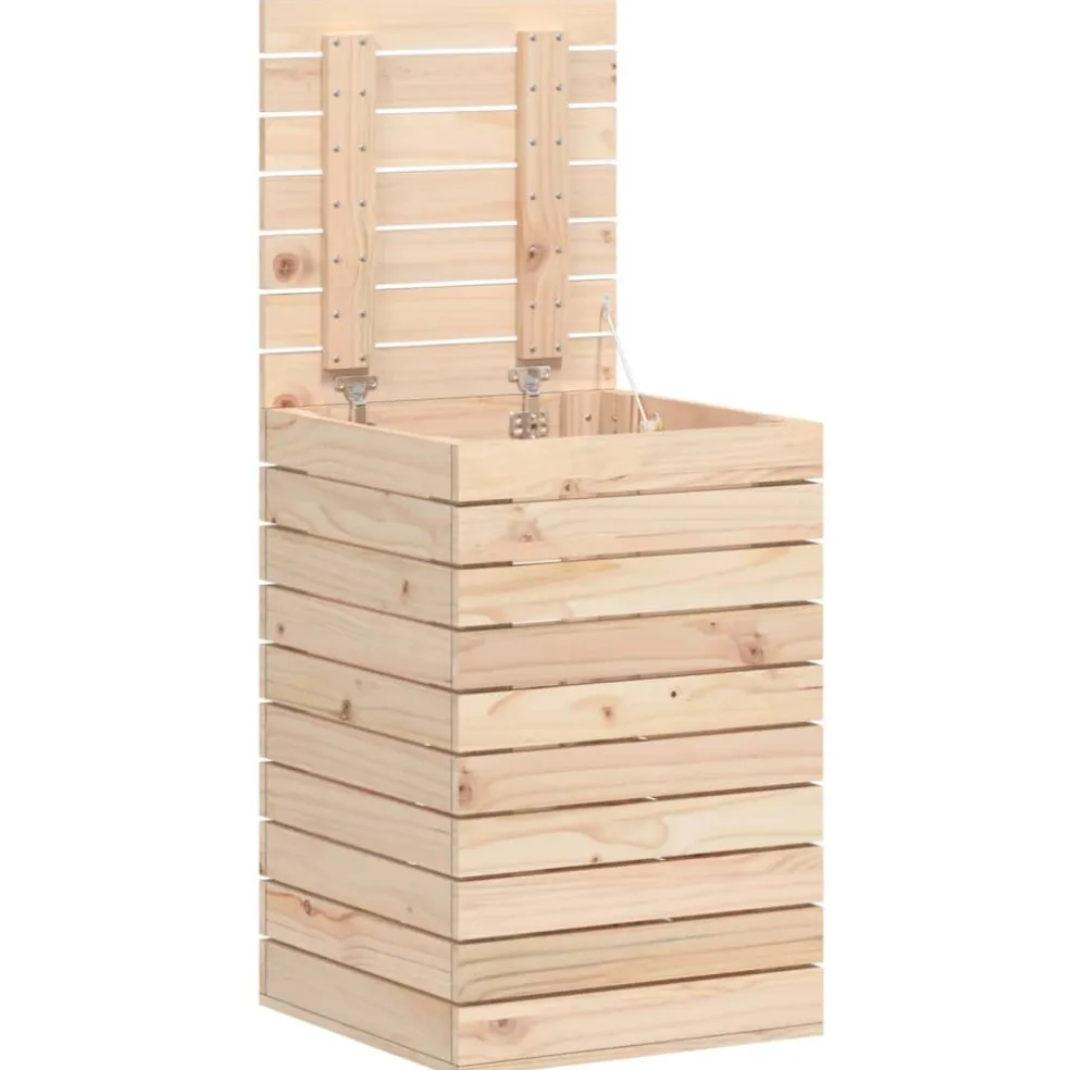 vidaXL Wasmand 44x44x66 cm massief grenenhout