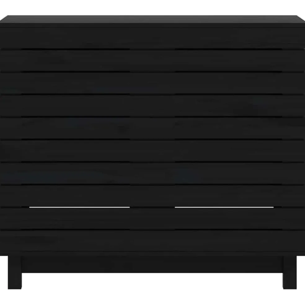 vidaXL Wasmand 88,5x44x76 cm massief grenenhout