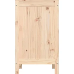 vidaXL Wasmand 44x44x76 cm massief grenenhout