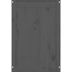 vidaXL Wasmand 44x44x66 cm massief grenenhout grijs