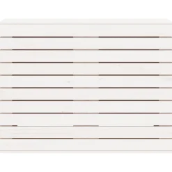vidaXL Wasmand 88,5x44x66 cm massief grenenhout wit