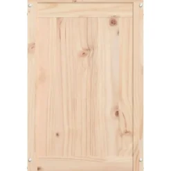 vidaXL Wasmand 44x44x76 cm massief grenenhout grijs