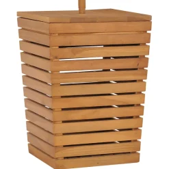 vidaXL Wasmand 30x30x45 cm massief teakhout