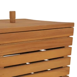 vidaXL Wasmand 30x30x45 cm massief teakhout
