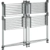 vidaXL Wasrek 107x107x120 cm aluminium