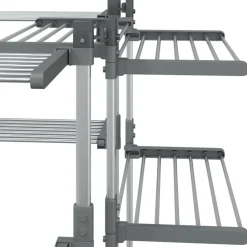 vidaXL Wasrek 107x107x120 cm aluminium