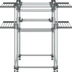 vidaXL Wasrek 107x107x120 cm aluminium