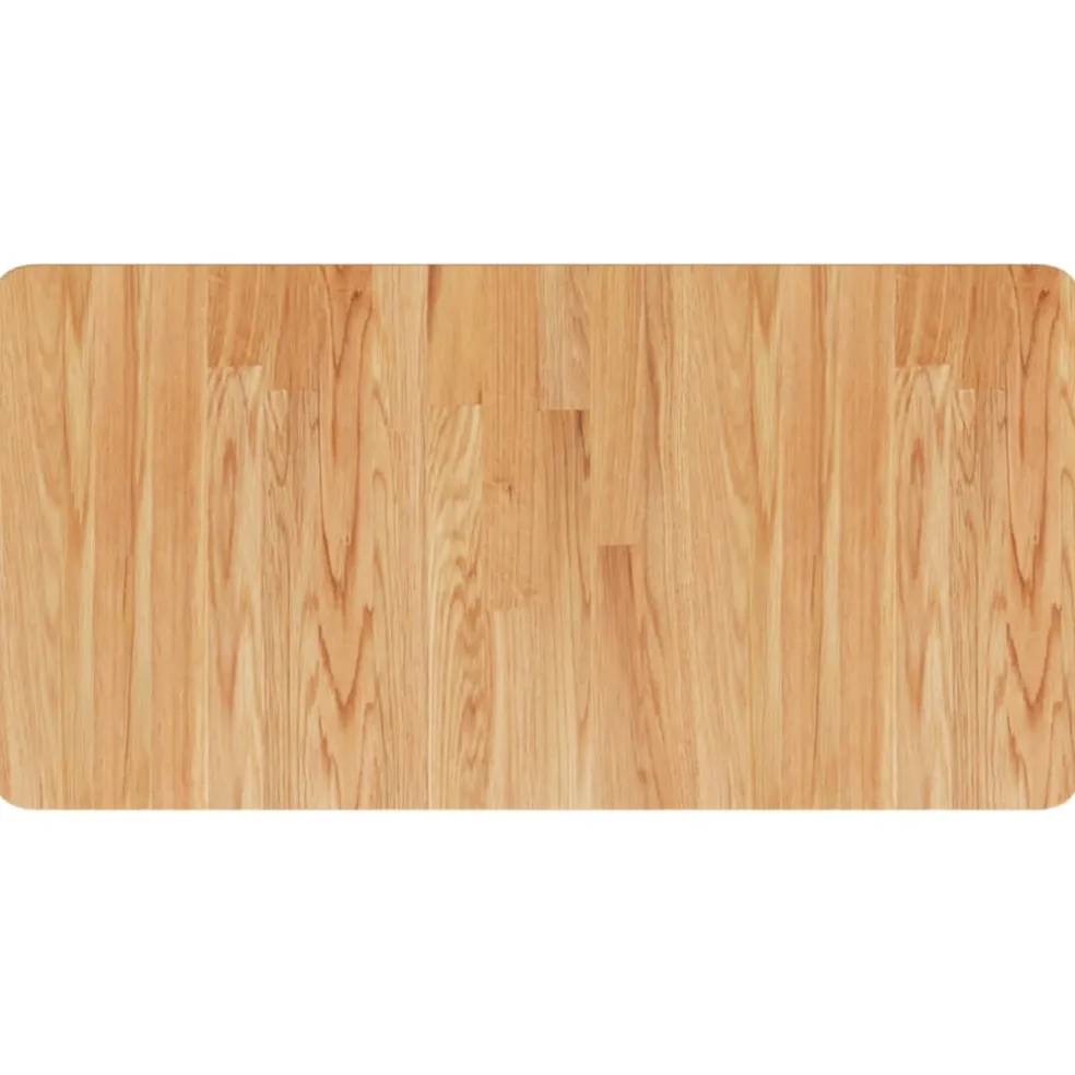vidaXL Wastafelblad 80x40x1,5 cm behandeld massief hout donkerbruin