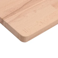 vidaXL Wastafelblad 80x40x1,5 cm massief beukenhout