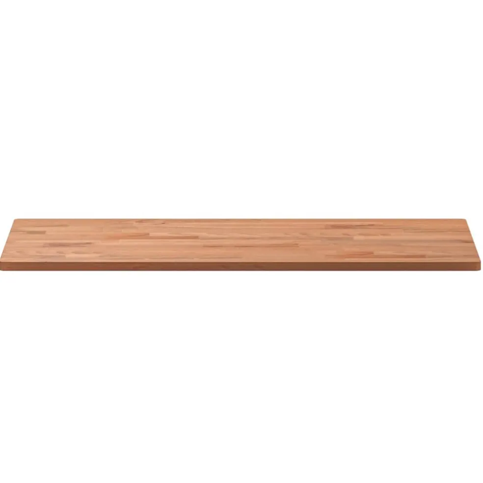 vidaXL Wastafelblad 80x40x1,5 cm massief beukenhout