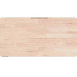 vidaXL Wastafelblad 40x30x2 cm onbehandeld massief hout