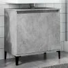vidaXL Wastafelkast 58x33x60 cm bewerkt hout betongrijs