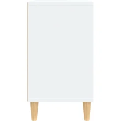 vidaXL Wastafelkast 80x33x60 cm bewerkt hout wit