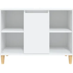 vidaXL Wastafelkast 80x33x60 cm bewerkt hout wit