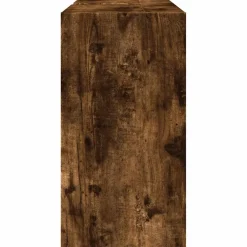 vidaXL Wastafelkast 90x29x55 cm bewerkt hout gerookt eikenkleurig