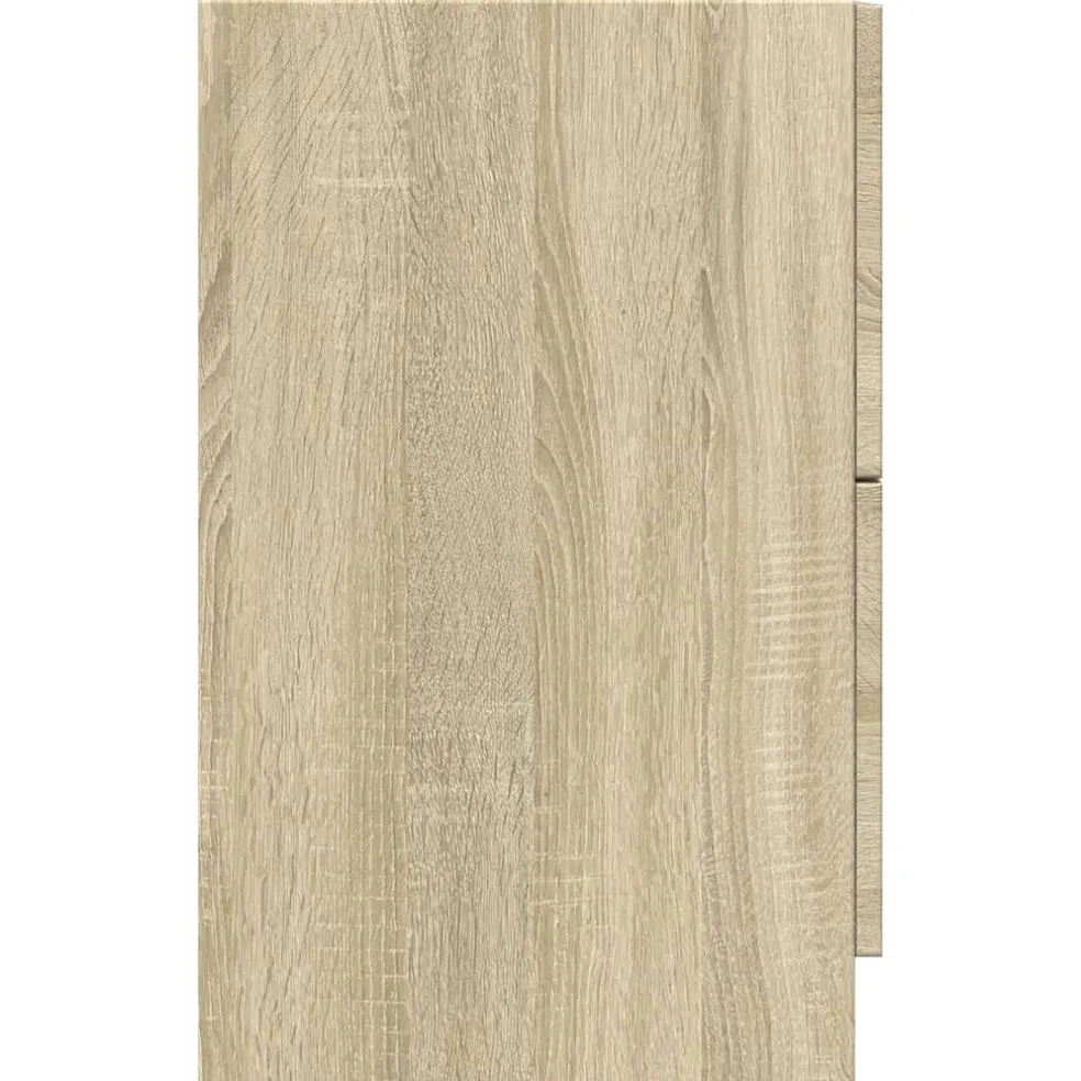 vidaXL Wastafelkast 40x37x59 cm bewerkt hout sonoma eikenkleurig