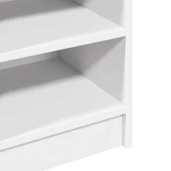 vidaXL Wastafelkast 90x29x55 cm bewerkt hout wit
