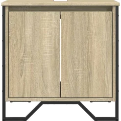 vidaXL Wastafelkast 60x35x60 cm bewerkt hout sonoma eikenkleurig