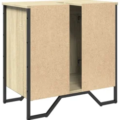 vidaXL Wastafelkast 60x35x60 cm bewerkt hout sonoma eikenkleurig