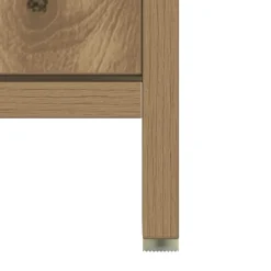 vidaXL Wastafelkast 60x33x60 cm bewerkt hout artisanaal eikenkleurig