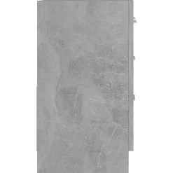 vidaXL Wastafelkast 63x30x54 cm bewerkt hout betongrijs