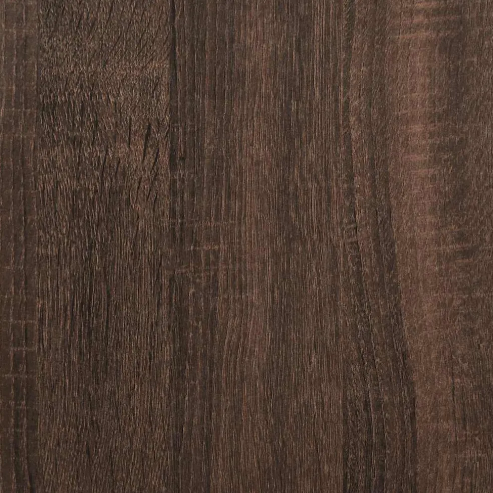 vidaXL Wastafelkast 65x33x60 cm bewerkt hout bruin eikenkleur