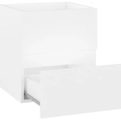vidaXL Wastafelkast 41x38,5x45 cm bewerkt hout wit