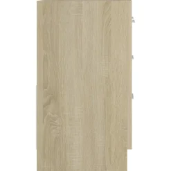 vidaXL Wastafelkast 63x30x54 cm bewerkt hout sonoma eikenkleurig
