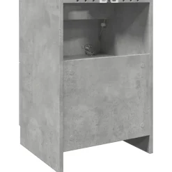 vidaXL Wastafelkast 40x37x59 cm bewerkt hout betongrijs