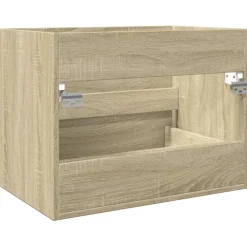 vidaXL Wastafelkast 60x38,5x45 cm spaanplaat sonoma eikenkleurig